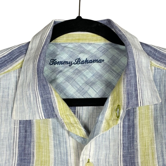 Tommy Bahama 100% Linen Casual Comfort Vacation Stylish Button Up Shirt - Sz XL - Picture 4 of 15